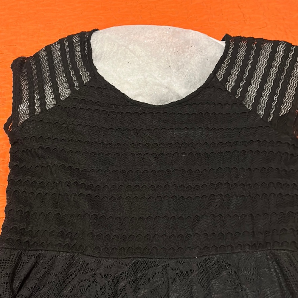 Black lace dress